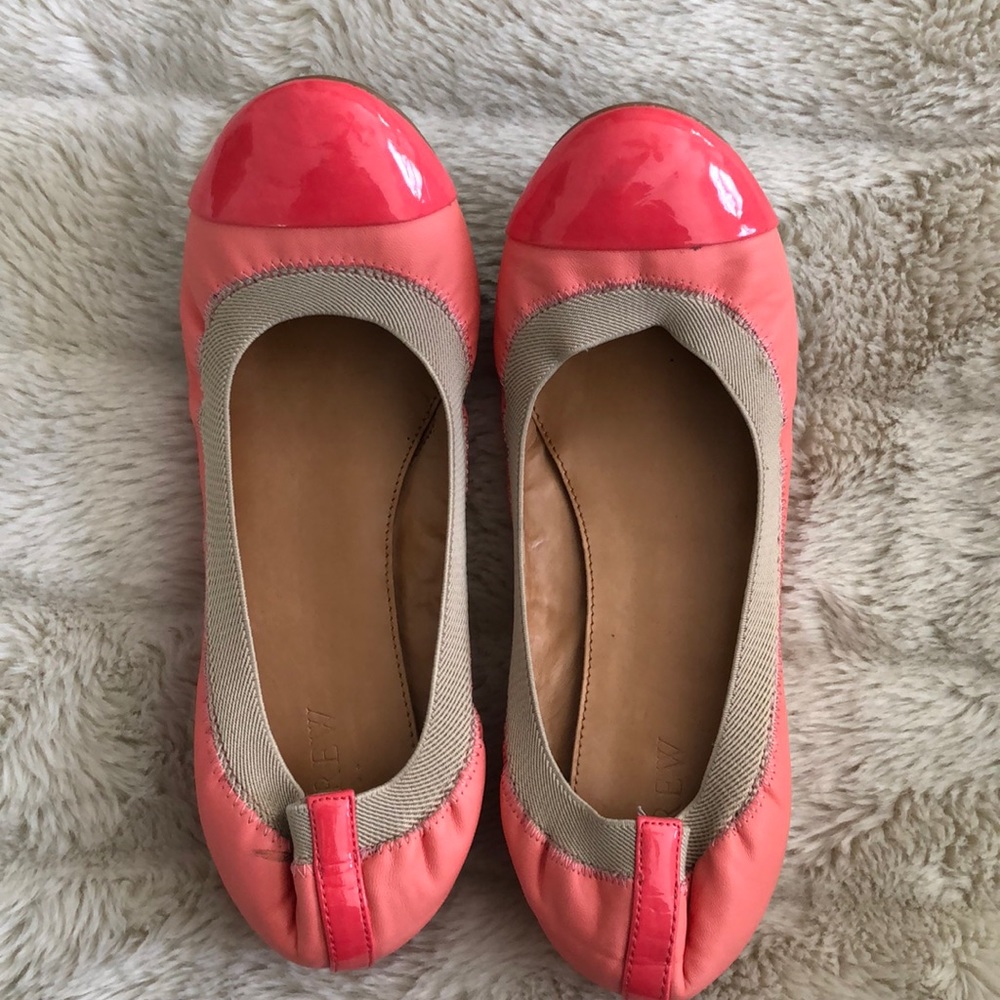 Color block JCrew ballet flats